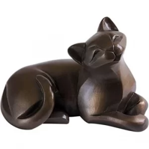 Image of Arora Gallery Collection 8216 Cat Lying Figurine, Multicolour, One Size