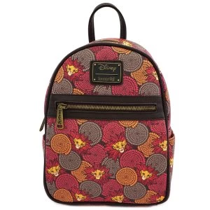 Image of Loungefly Disney Lion King African Floral Mini Backpack-Ar