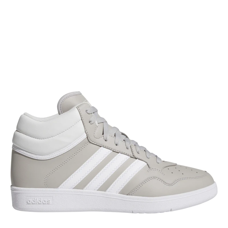 Image of adidas Unisex Adults Hoops Mid Basketball Trainers Grey Two/ White unisex 6 (39.3)