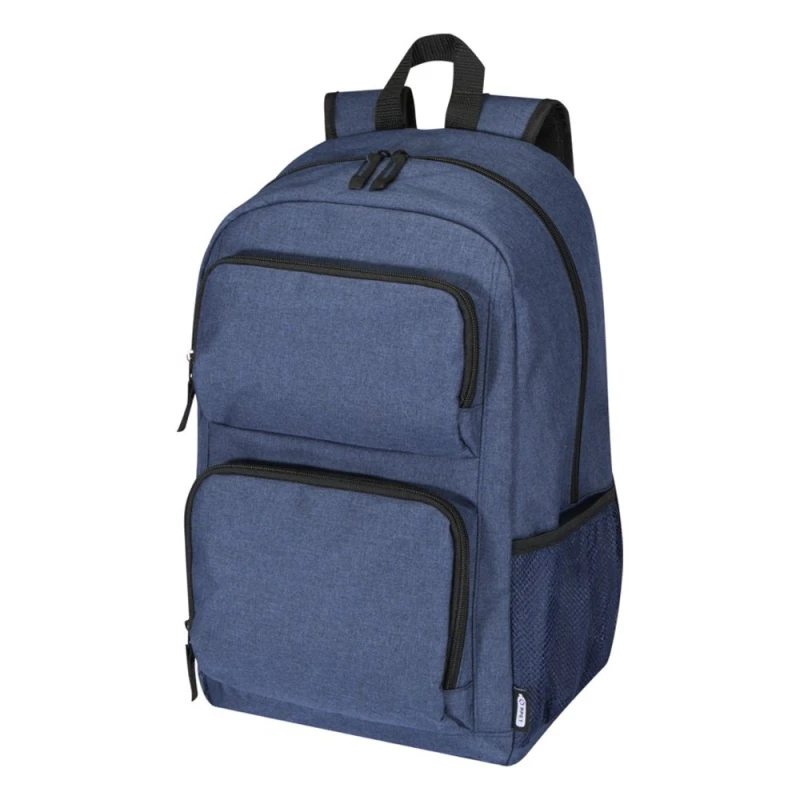 Image of Avenue Mens Graphite Deluxe 15.6" Laptop Backpack in Dark Navy Dark Navy Male One Size