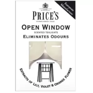 Image of Price's Candles Tealights Pack 10 Open Window