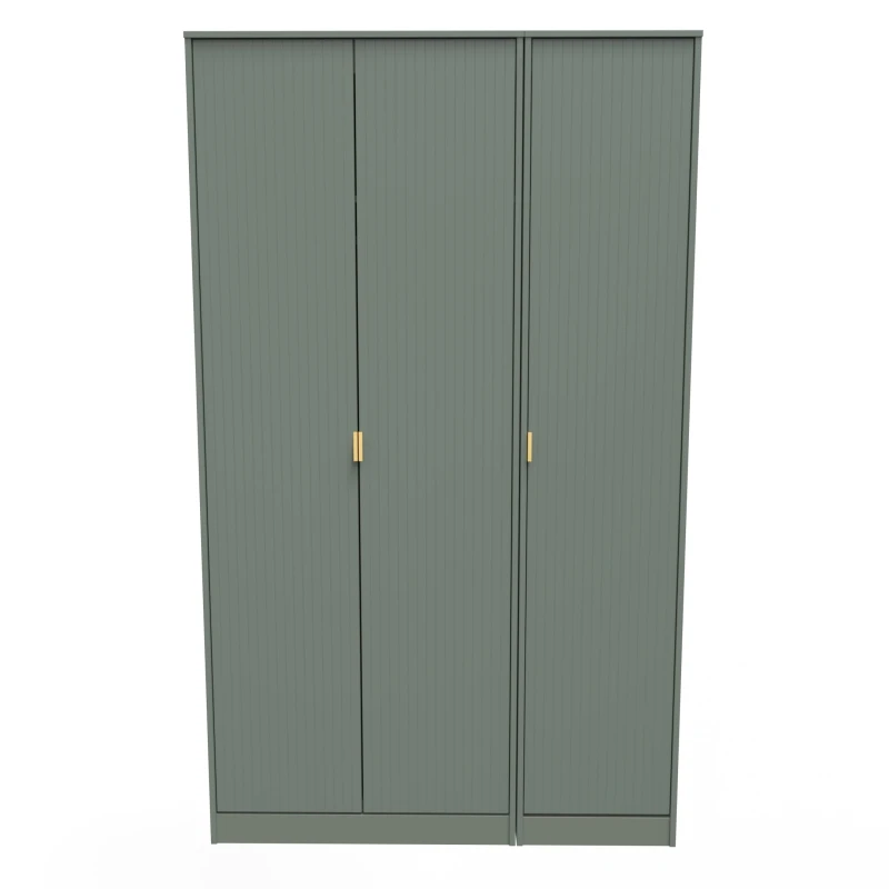 Image of Welcome Furniture Welcome Furniutre Linear 3 Door Wardrobe - Ready Assembled LIF140RGRG