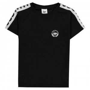 Image of Hype Speckle Tape T-Shirt - Black
