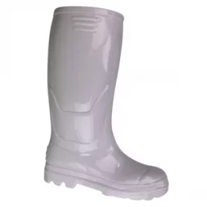 Image of Ceramic Wellington Boot Planter White 36cm