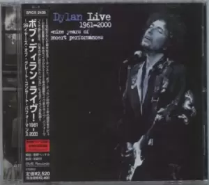 Image of Bob Dylan Live 1961-2000 + Obi 2001 Japanese CD album SRCS2438