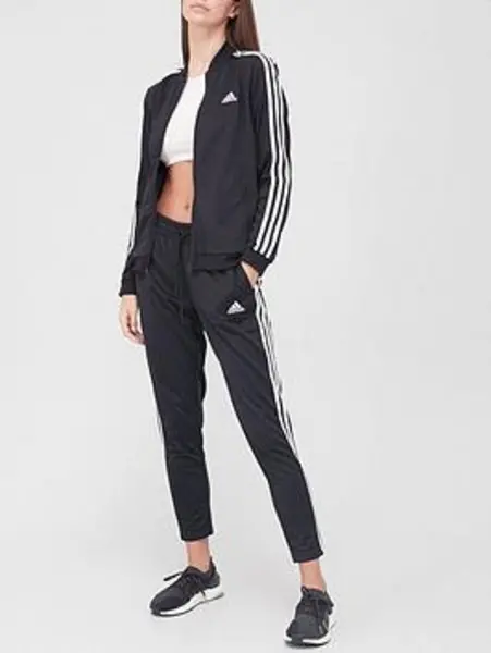 Image of adidas Back 2 Basics 3-Stripes Tracksuit Womens - Size 2XS