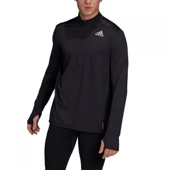Image of adidas OTR Half Zip Top Mens - Black