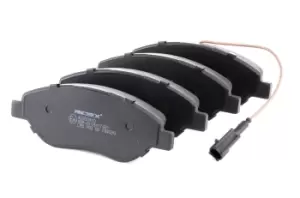 Image of RIDEX Brake pad set 402B0310 Brake pads,Brake pad set, disc brake FIAT,ALFA ROMEO,CHRYSLER,BRAVO II (198),STILO (192),STILO Multi Wagon (192)