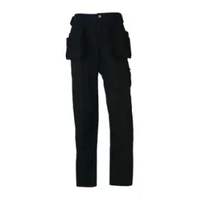 Image of Helly Hansen 76438-590 Manchester Construction Trousers - Black C52