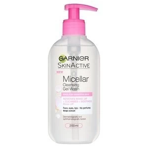 Image of Garnier Micellar Gel Face Wash Sensitive Skin 200ml