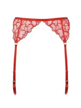 Image of BlueBELLA Valentina Suspender - Red, Size 10, Women