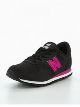 Image of New Balance 420 Junior Trainer BlackPink Size 10