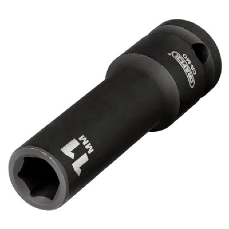 Image of Draper 20190 Hi-TORQ Deep Impact Socket, 1/2" Sq. Dr., 11mm 20190