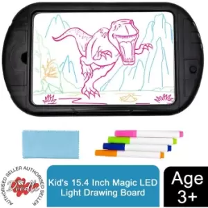 Image of Kid's 15.4" Magic LED Light Dinosaur Pictures Magic Drawing Board - Doodle
