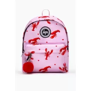 Image of Hype Lobster Backpack (One Size) (Pink/Red) - Pink/Red