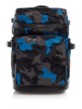 Image of Michael Kors Kent Camo Cyclist Backpack Camo