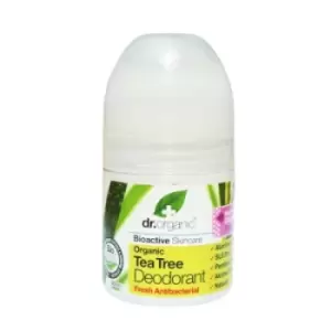 Image of Dr Organic Tea Tree Deodorant 50ml