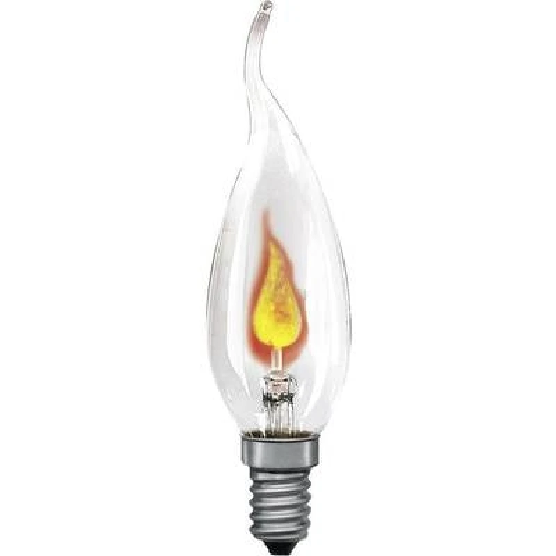 Image of Paulmann Paulmann Light bulb 130 mm 230 V E14 3 W Clear Candle shape dimmable Content  53003