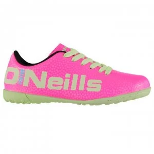 Image of ONeills Apollo 2 Junior Astro Turf Trainers - Flo Pink/Wht/SB