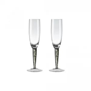 Image of Jet Set Of 2 Champagne Flutes