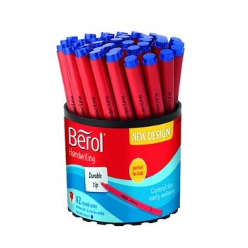 Image of Berol Handwriting Pen Blue Pack of 42 2066665