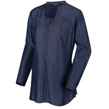 Image of Regatta Maelie Long Sleeve Shirt - Chambray