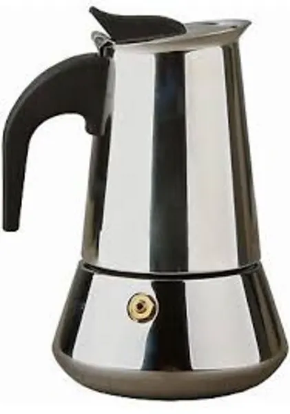Image of Apollo Stainless Steel Induction 7793 2 Cup Coffee Maker