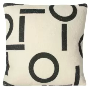 Image of Shearling Circa Geometric Fleece Cushion
