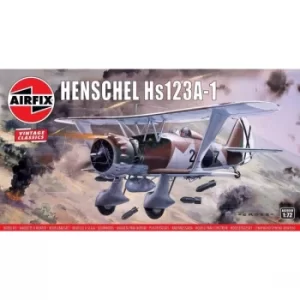 Image of Airfix Henschel Hs123A-1 Aircraft Model Kit