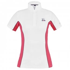 Image of Kingsland Ibi Show Shirt Ladies - White/Pink