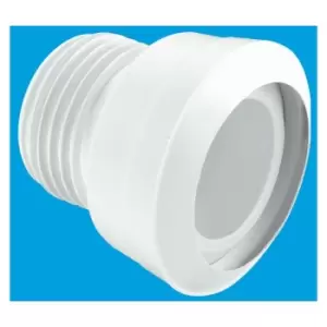 Image of Straight MACFIT WC Connector - 90mm Outlet - Mcalpine