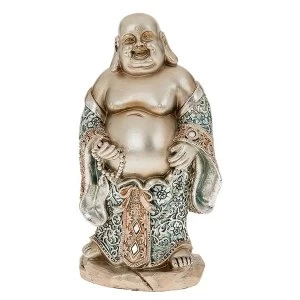 Image of Happy Blue Buddha Standing Large Ornament