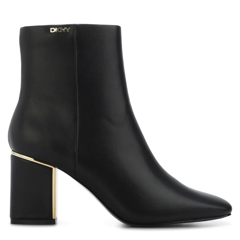 Image of DKNY Cianna Heeled Boots Black female UK 4
