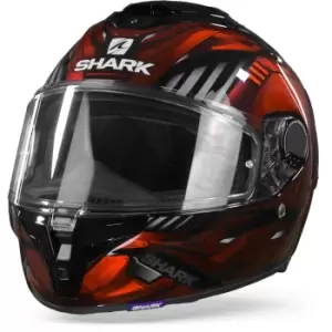 Image of Shark Spartan GT Replikan KUR Black Chrome Red S