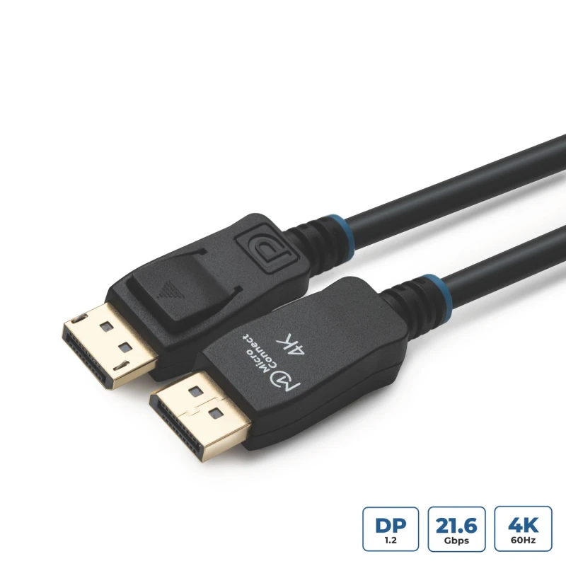 Image of Microconnect DP-MMG-180 DisplayPort cable 1.8 m Black