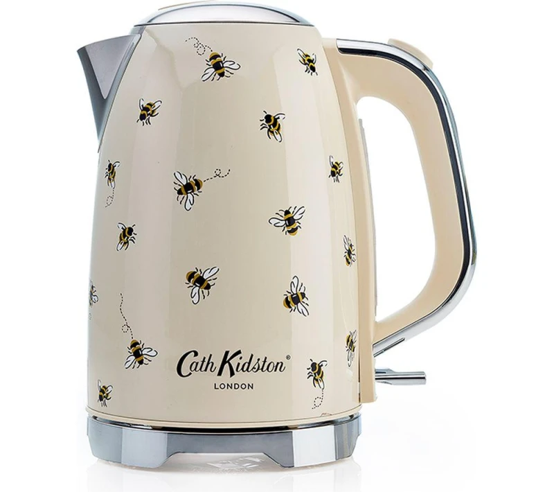 Image of VQ VQ Jug Kettle - Cath Kidston Bees, Cream 5060706036463