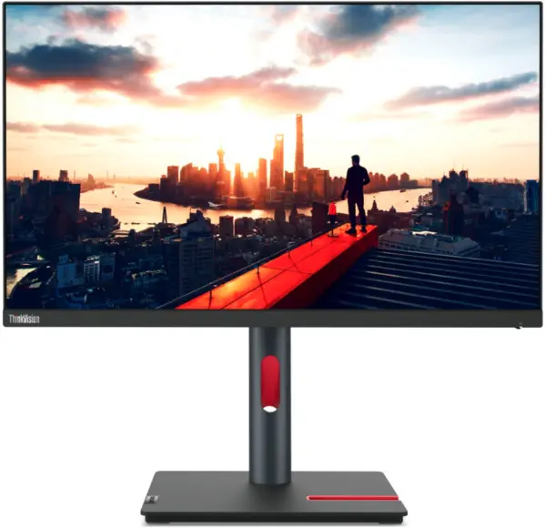 Image of Lenovo ThinkVision P24h-30 23.8" 63B3GAT6UK Quad HD LED Monitor