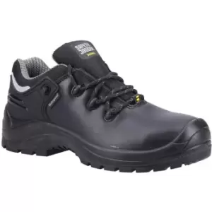 Image of Safety Jogger Mens Leather Safety Shoes (8 UK) (Black)
