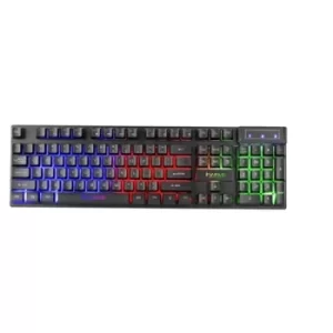 Image of Marvo Scorpion K605 Gaming Keyboard 3 Colour LED Backlit, USB 2.0 Frameless Design with Multi-Media and Anti-ghosting Keys UK...
