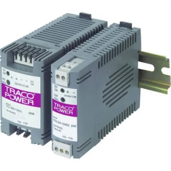 Image of Rail mounted PSU DIN TracoPower TCL 060 112 DC 12 Vdc 5 A 60 W 1 x