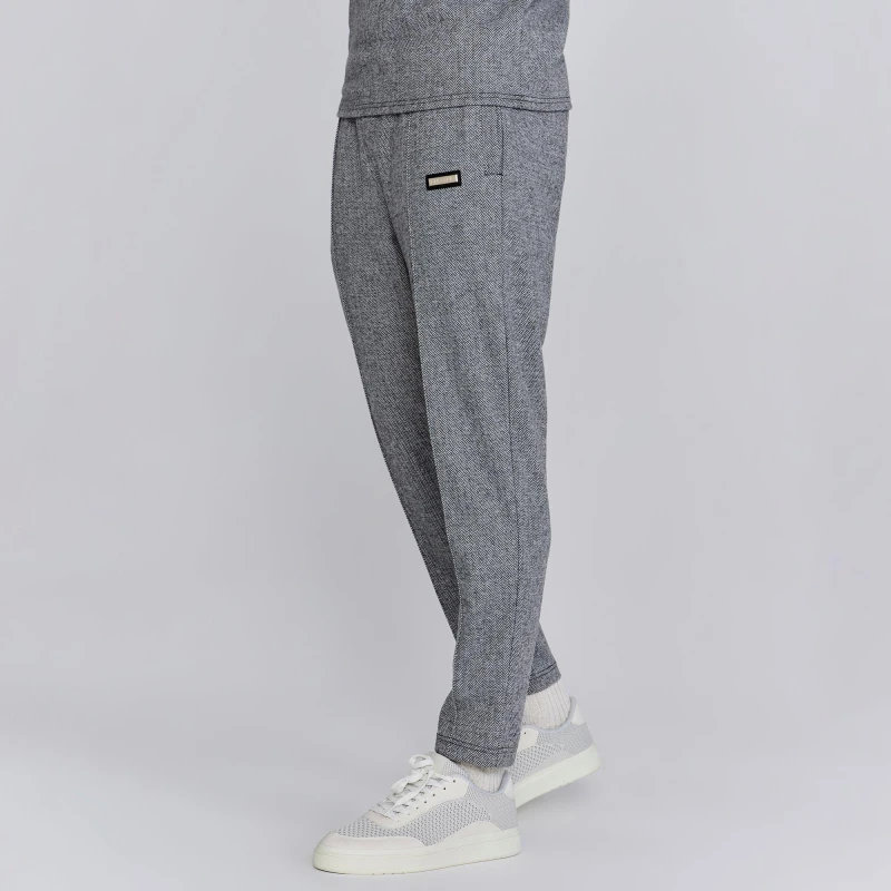 Image of SikSilk Mens Smart Open Hem Jersey Joggers Grey male Small