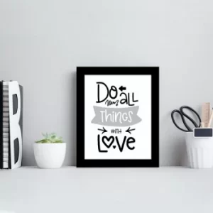 Image of SCT-057 Multicolor Decorative Framed MDF Painting