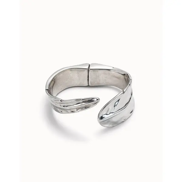 Image of UNOde50 Feather Silver Metal Bracelet