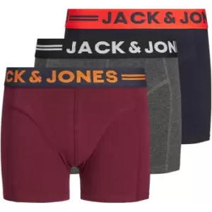 Image of Jack and Jones 3 Pack Lichfield Trunks Junior - Red