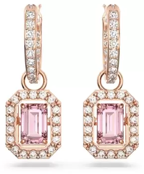 Image of Swarovski 5649474 Millenia Drop Earrings Rose Gold-Tone Jewellery