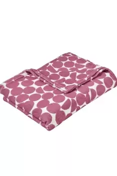 Image of 'Ingo' Geometric Print Fleece Throw