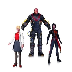 Image of Electrocutioner Lady Shiva Harleen Quinzell DC Comics 3 Pack Action Figure