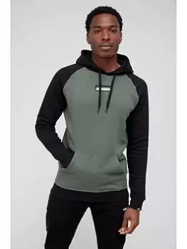 Image of Ellesse Bottas Pullover Hoodie - Dark Green, Dark Green Size XS Men