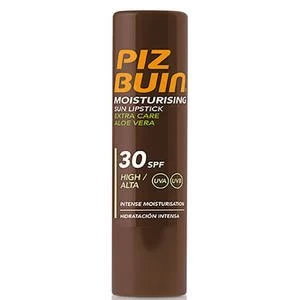 Image of Piz Buin Moisturising Sun Lipstick Extra Care Aloe Vera High SPF30 4.9g