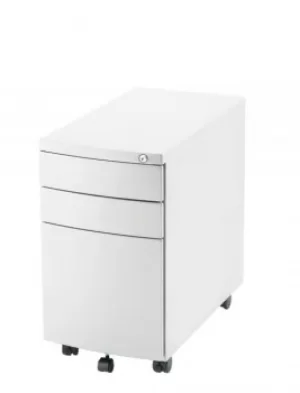 Image of Slim Mobile Pedestal White